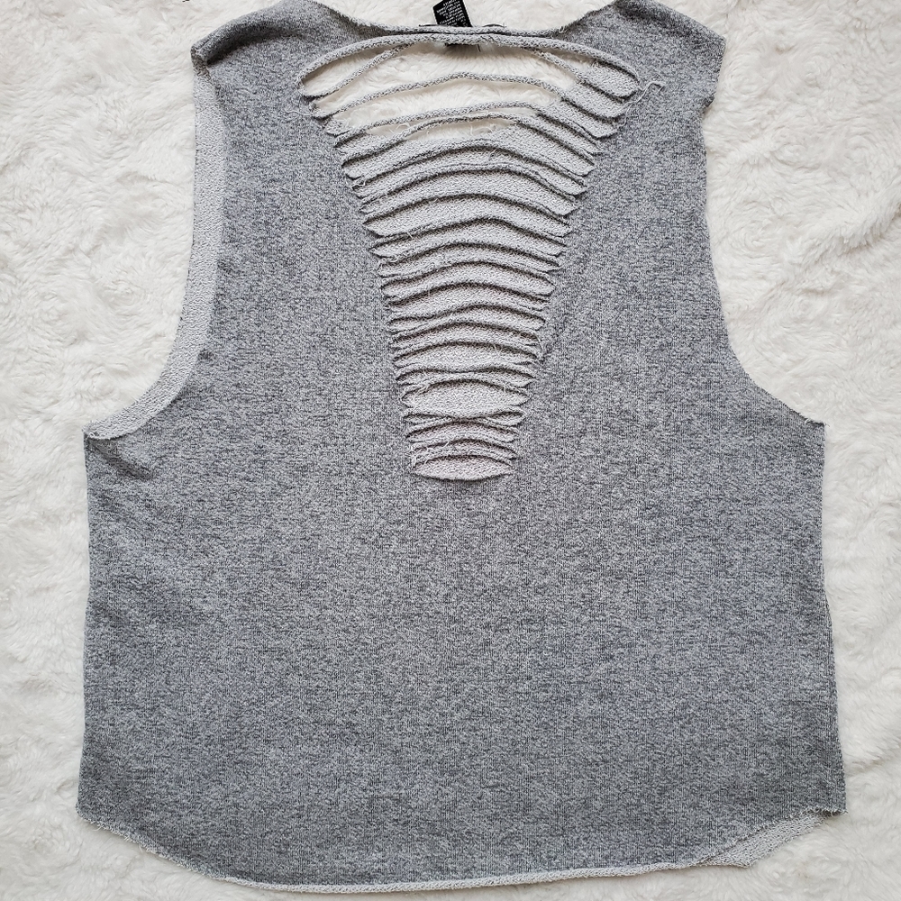 Forever 21 California Tank Top with Ripped Back - Picture 3 of 6